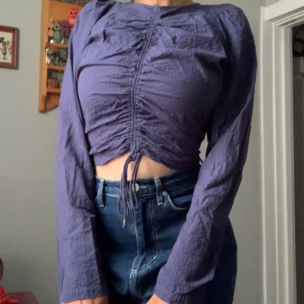 Cropped Free People Blouse